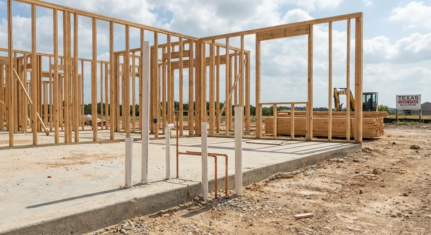 New Construction Plumbing service by Texas Plumbing Solutions