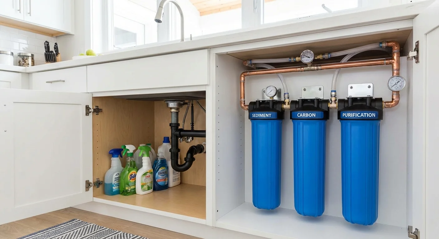 Water Filtration service by Texas Plumbing Solutions
